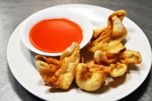 Crab cheese wontons